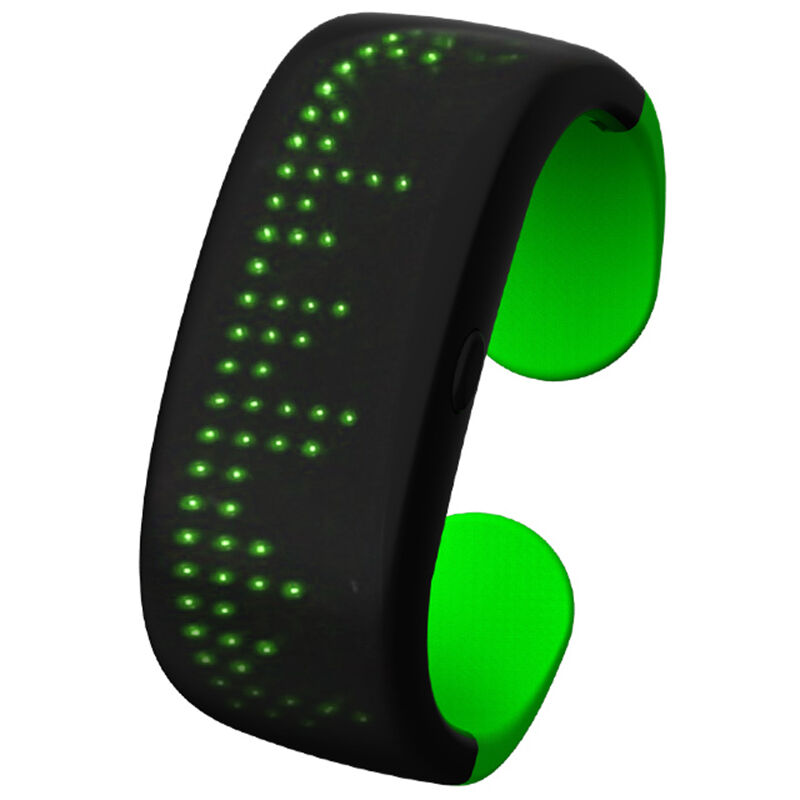 

Munequera brillante LED Deportes Slap Flash Pulsera Pulsera Brazalete brillante con pantalla de visualizacion para la decoracion de la barra de la