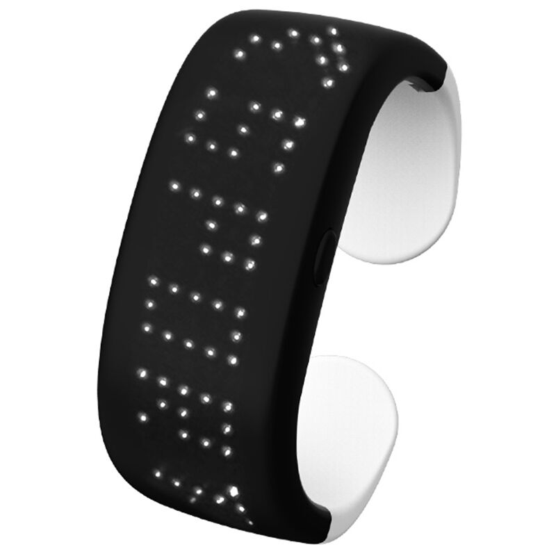 

Munequera brillante LED Deportes Slap Flash Pulsera Pulsera Brazalete brillante con pantalla de visualizacion para la decoracion de la barra de la