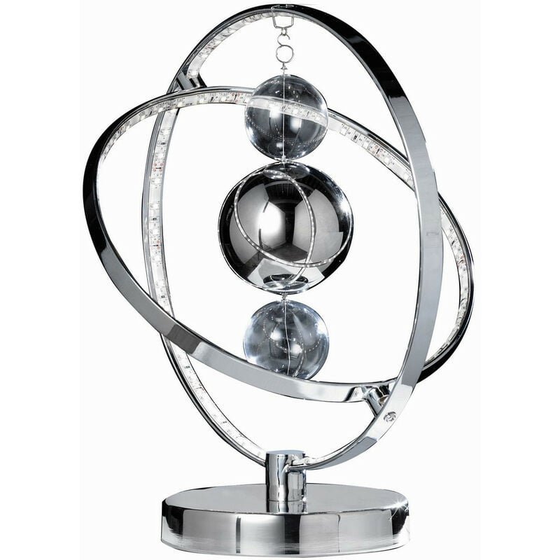 Muni - Table Lamp Chrome Glass Balls - Endon