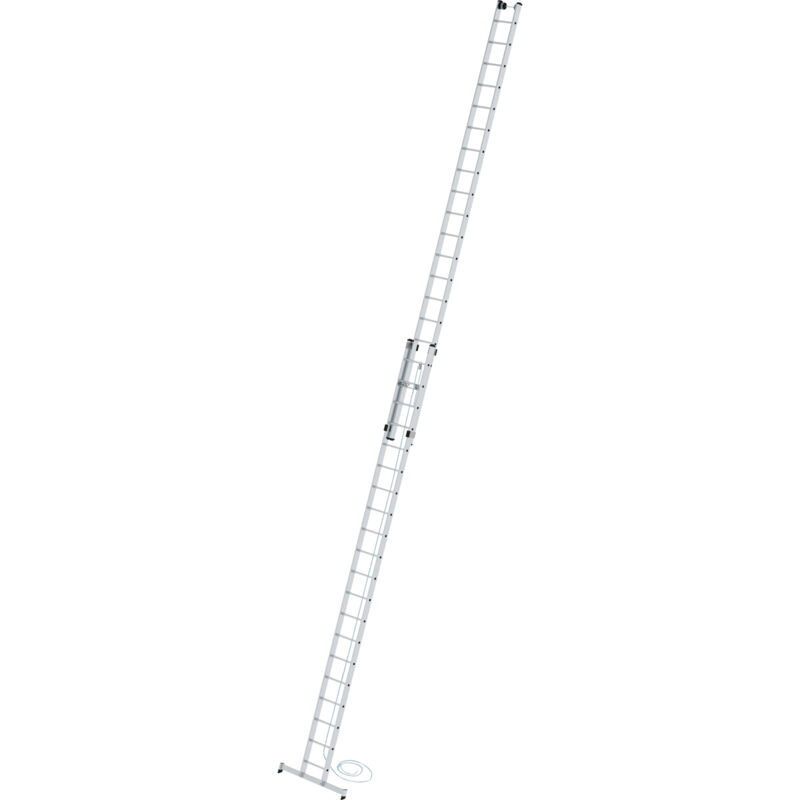 Echelle coulissante à corde 2nombre de barreaux avec traverse nivello 2 x 20 barreaux - 021320 - Günzburger Steigtechnik