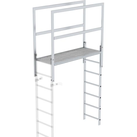 MUNK Attika-Überstieg in Sonderlängen Aluminium 1600mm