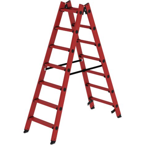 MUNK GFK- Stufenstehleiter 2x7 Stufen