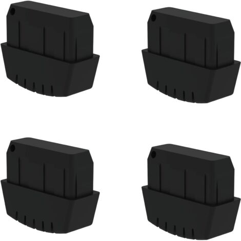 MUNK Innenschuh für Regalleiter elektrisch ableitfähig 50x20mm 4 Stück