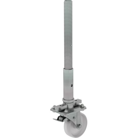 MUNK Lenkrolle mit Feststellbremse und Spindel 125mm Durchmesser