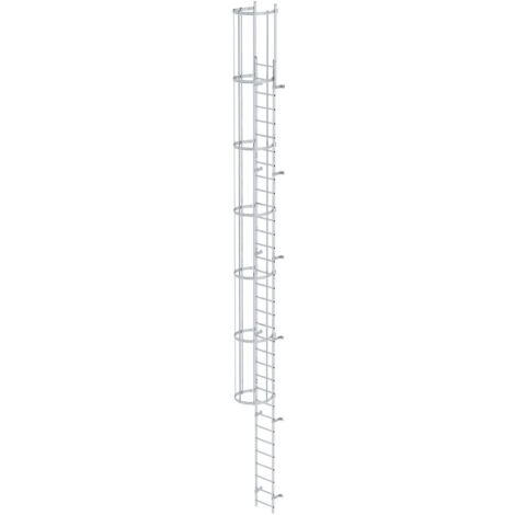 MUNK ortsfeste Steigleitern Aluminium, 9,52m SH