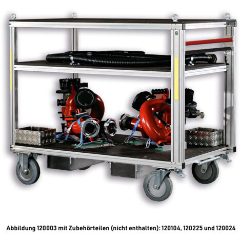 MUNK Rettungstechnik Universal-Rollcontainer mit 2 Plattformen, hoch