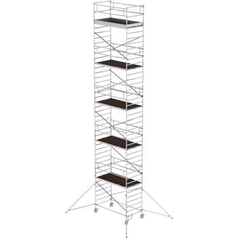 Munk Rollgerüst mit Doppelplattform 2,45x1,80m Plattform 13,35m AH