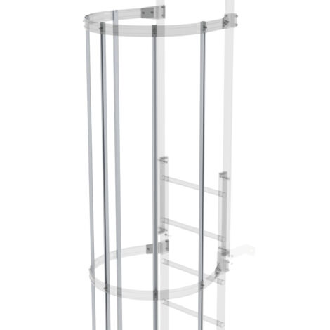 MUNK Rückenschutzstrebe 3000mm lang Aluminium eloxiert