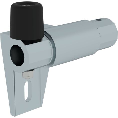 MUNK Schienenanlage Halter mit Endanschlag links