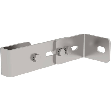 MUNK Wandhalter Verstellbereich 165-205mm Edelstahl