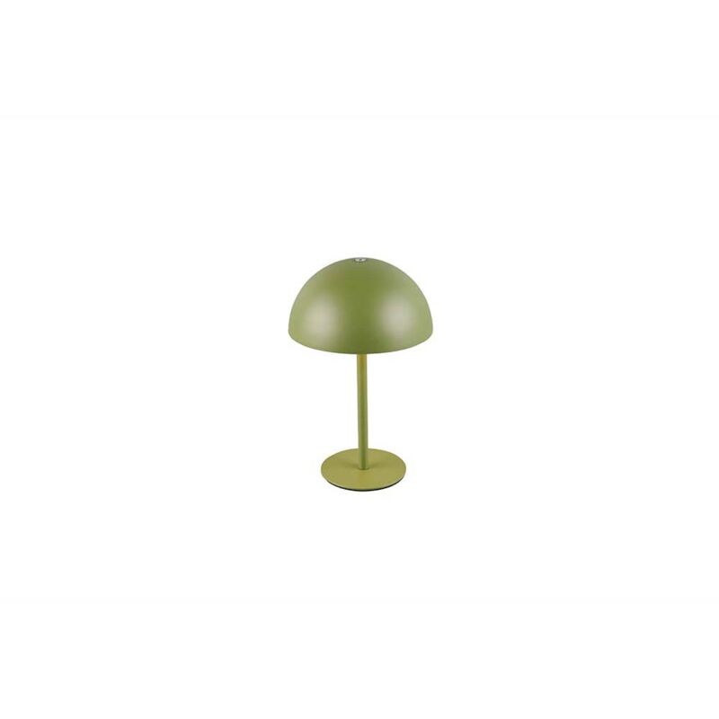 Lampe de table, lampe de chevet, lampe d'appoint, variateur tactile, lampe à piles, LED verte, H 21 cm