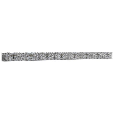 Mur à gabion avec couvercles Acier galvanisé 900x50x50 cm CFW152679
