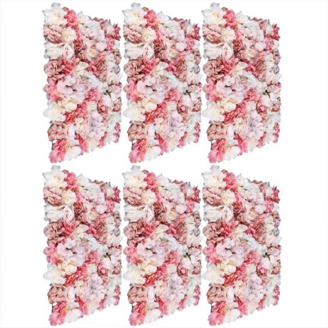Mur de fleurs artificielles mur de roses fleurs artificielles mur de décoration pour les vitrines de mariage