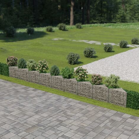 Mur de gabion Acier galvanisé 630 x 30x50