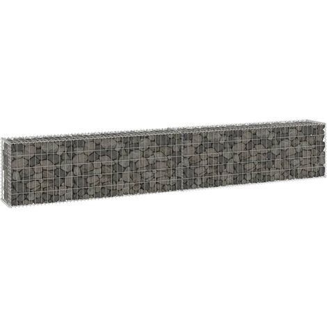 Mur en gabion avec couvercles Acier galvanisé 300x30x50