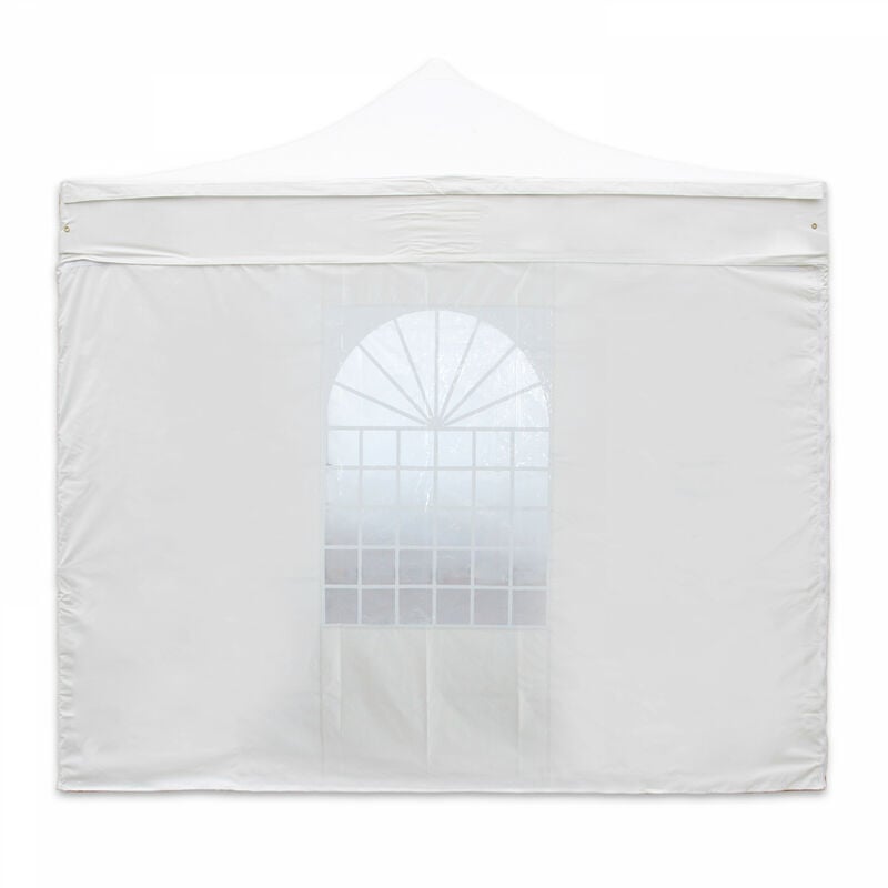 Oviala - Mur fenêtre pour tente de réception 3 m chapiteau barnum - Blanc