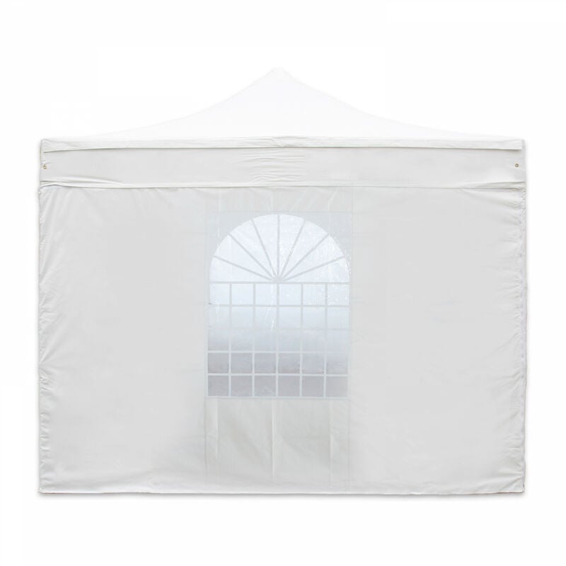 Mur fenêtre pour tente pliante pro 40mm 4,5m blanc