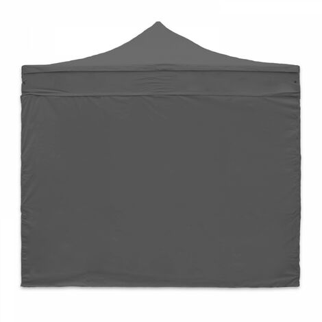 Mur plein 3 m pour tente pliante gris
