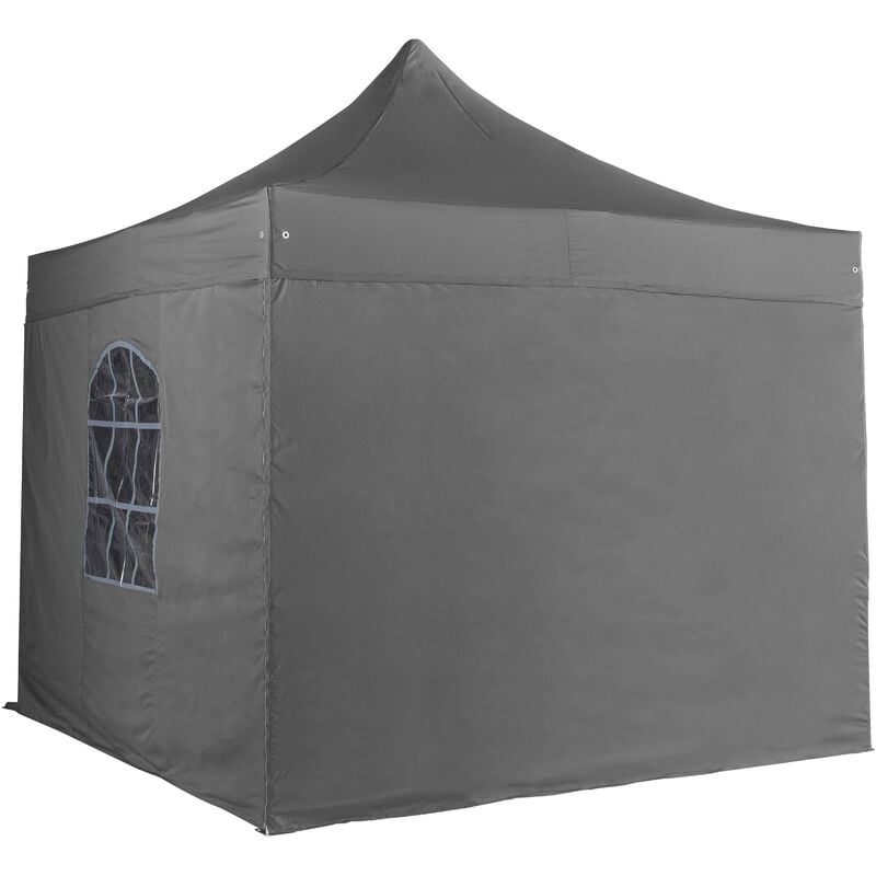 Mur plein pour tente pliante PRO+ 50MM en 3m gris