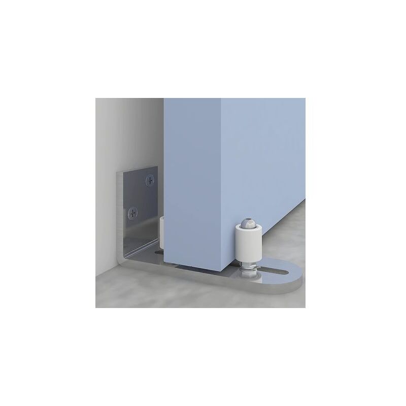 Mur réglable de guide de plancher/guide inférieur de porte pour l'acier inoxydable de porte en bois coulissante