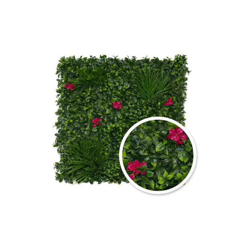 James Grass - Mur végétal artificiel Amazone 1m x 1m, Surface 1 m² - vert