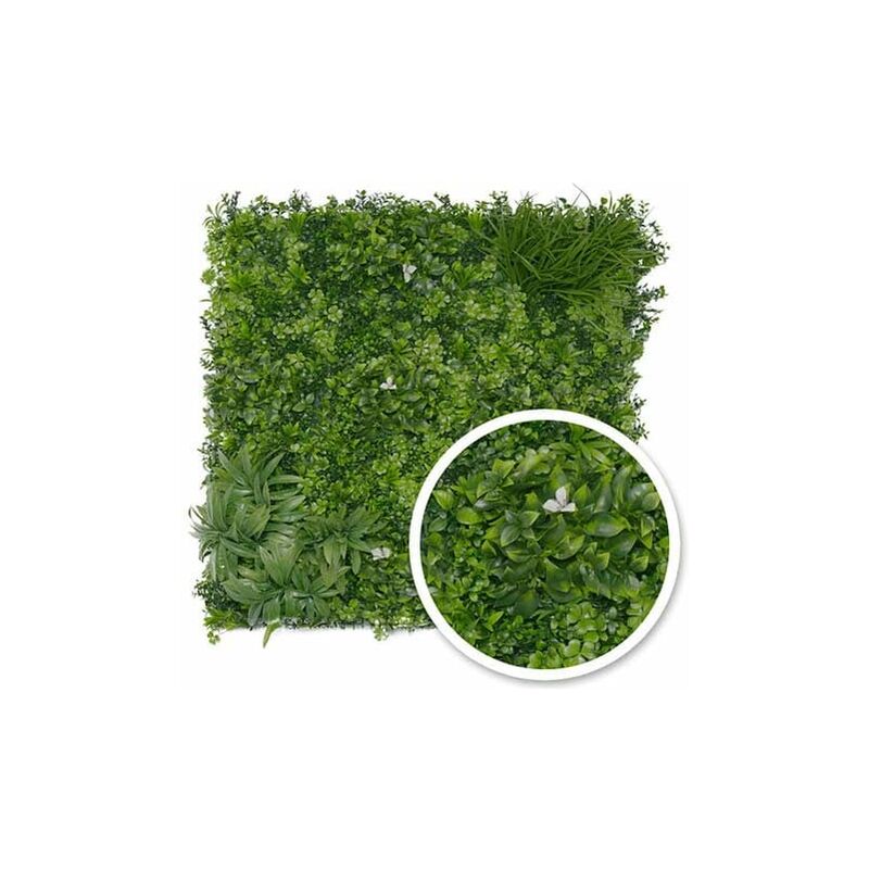 Mur végétal artificiel Liseron 1m x 1m, Surface 1 m²