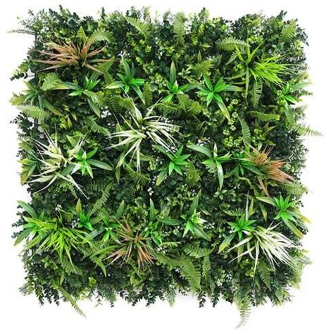 Mur végétal artificiel savane 1m x 1m, Long 1 m