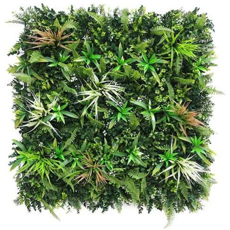 Mur végétal artificiel savane 1m x 1m, Long 1 m