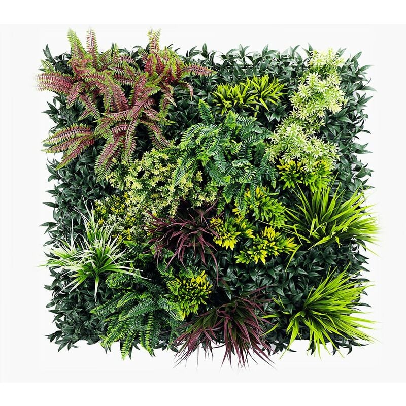 Agco - Mur Vegetal Artificiel Tropic mgs luxuriance Plaque de 1m x 1m