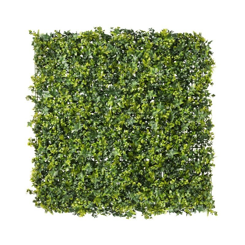 Easycloture - Mur végétal artificiel extérieur et intérieur prêt à poser 1m x 1m Lierre