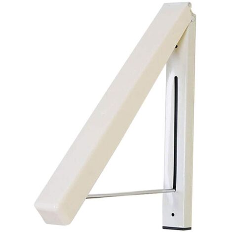 Mural Cintre à Vêtements en Aluminium, Support de Cintre Mural Pliant, Pliant Cintre Porte Manteau Économie d'Espace Crochet Pliable Etendoir Mur Rétractable Support Pliable Porte Vêtements