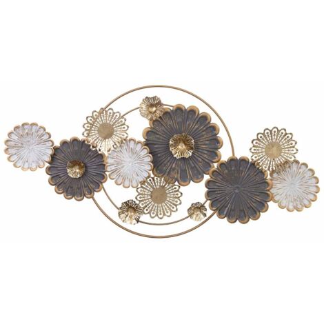 Mural decorativo de pared de metal 118,7x59,7x7,0