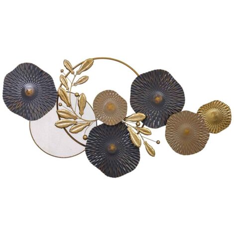 Mural decorativo de pared de metal 130,2x66,7x7,0