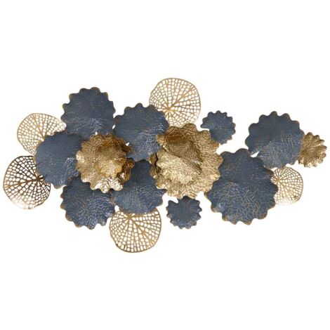 Mural decorativo de pared de metal 131,4x67,9x8,9