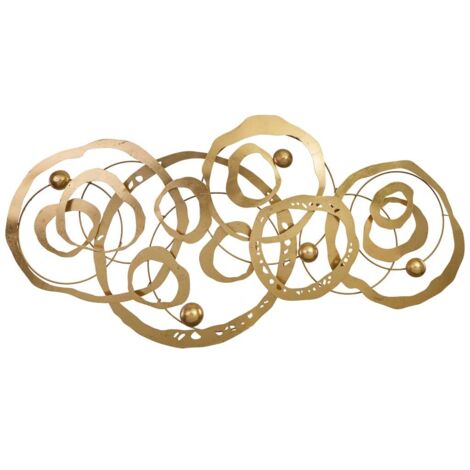 Mural decorativo de pared de metal 134,6x67,9x6,4