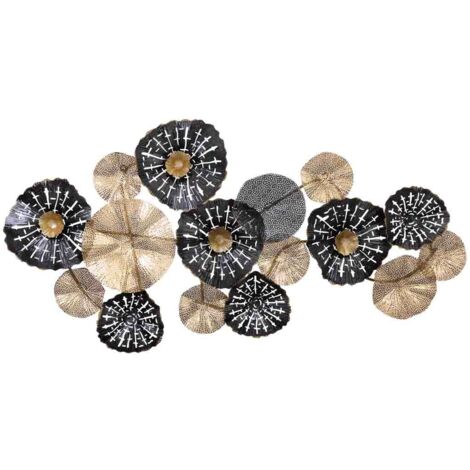 Mural decorativo de pared de metal 134,6x68,6x8,9