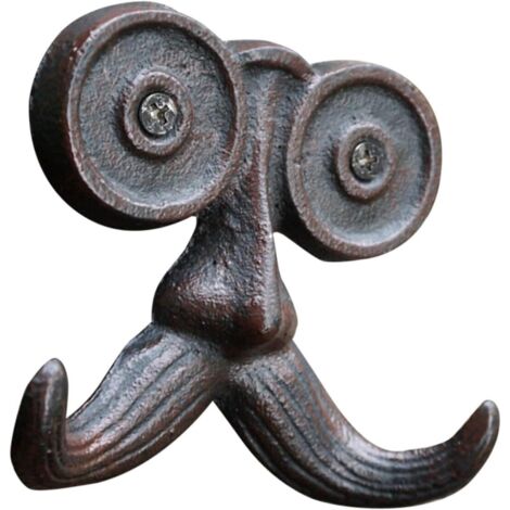 Mural Fonte Forme Barbe Vintage Porte Manteau Mural D