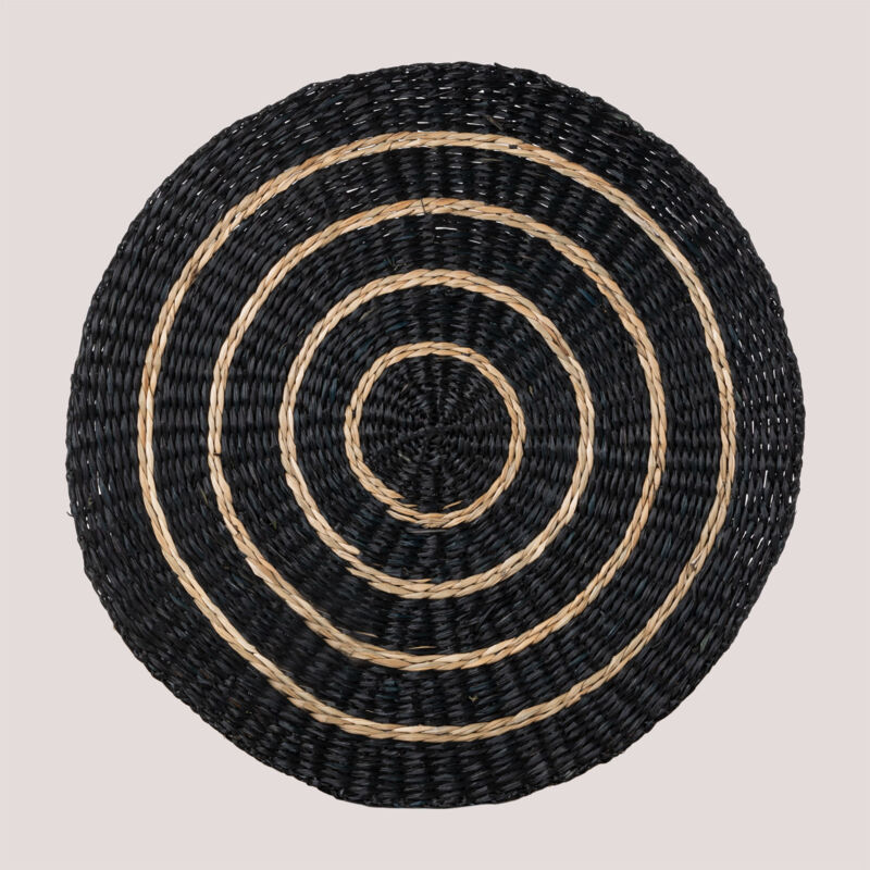 

Salvamanteles Decorativo Khaa Negro - Sklum