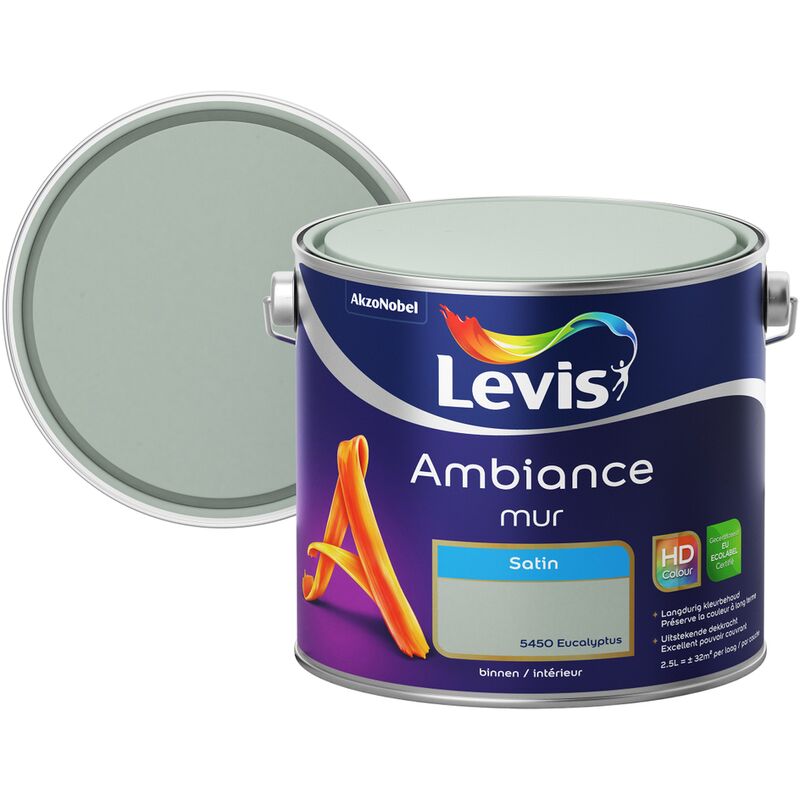 

Mural - Ambiente de eucalipto satinado - 2.5L - Eucalyptus - Levis