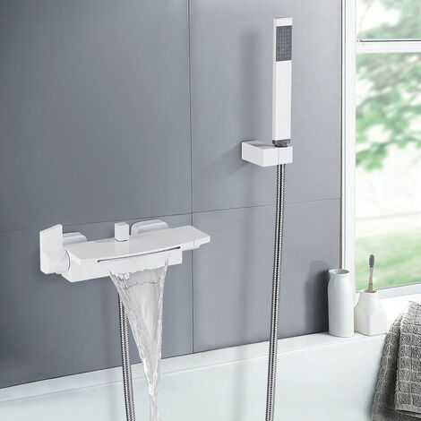 Robinet mitigeur lavabo cascade blanc ROMEO – Le Mitigeur