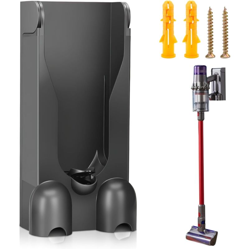 Mural Support pour Dyson V15 / V11 Support de Charge Support de Montage Mural Compatible Dock Station Fixation Murale en Plastique ABS adapté Support