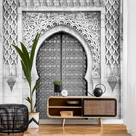 Murale - Oriental Gate Black And White
