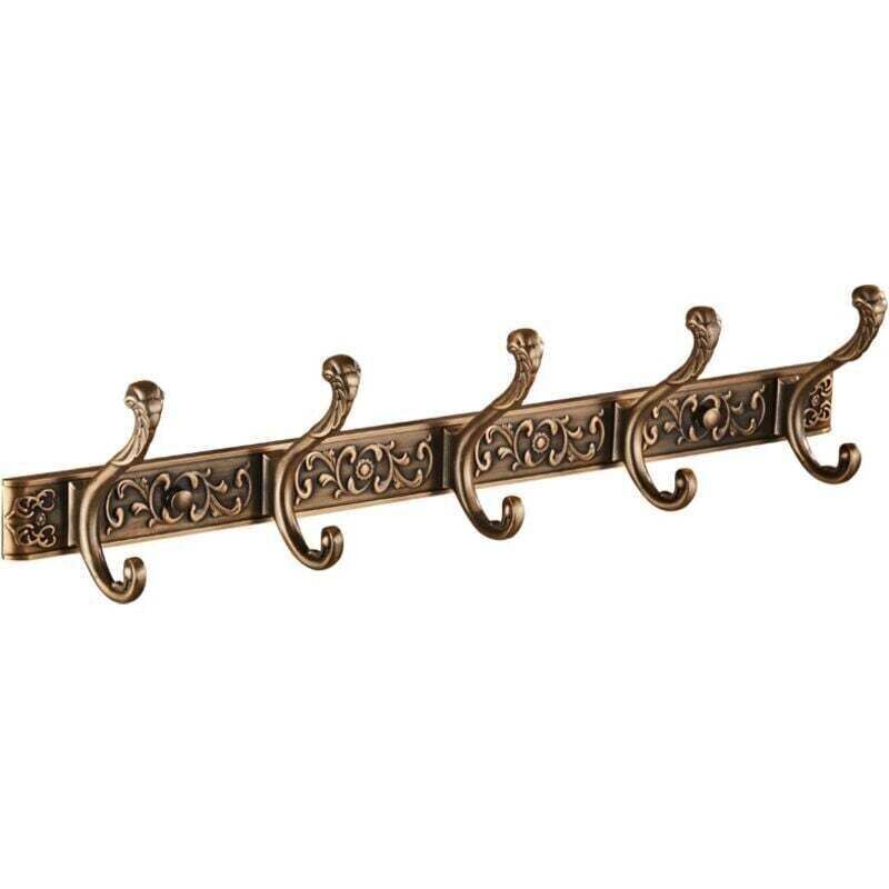 Murale Patère Porte Vintage Bronze Couleur Rétro Patère Porte Manteau Mural Crochet De Manteau Avec Vis Vintage Crochet Aluminium Crochet Porte