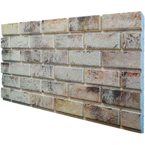 MURALES Panneau imitation brique en EPS résiné finitura ruvida Dimension 100x50 cm épaisseur 2 cm