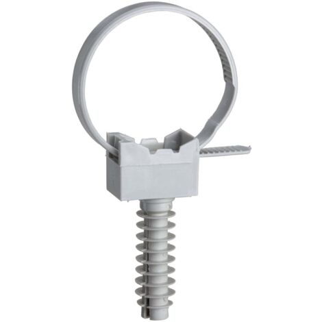 Mureva FIX - Instacables pour conduits Ø16-32 mm - Gris - avec Cheville filetée
