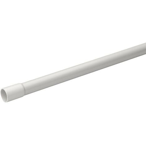 Mureva Tube - conduit rigide tulipé PVC gris - Ø16mm - au mètre linéaire (IMT50616)