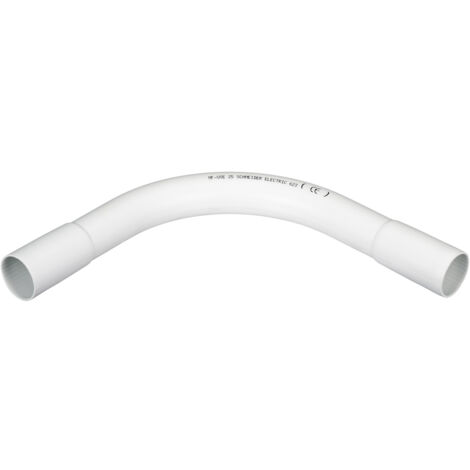 Mureva Tube coude pour conduit rigide Ø25mm IP40 blanc polaire SCHNEIDER IMT56925