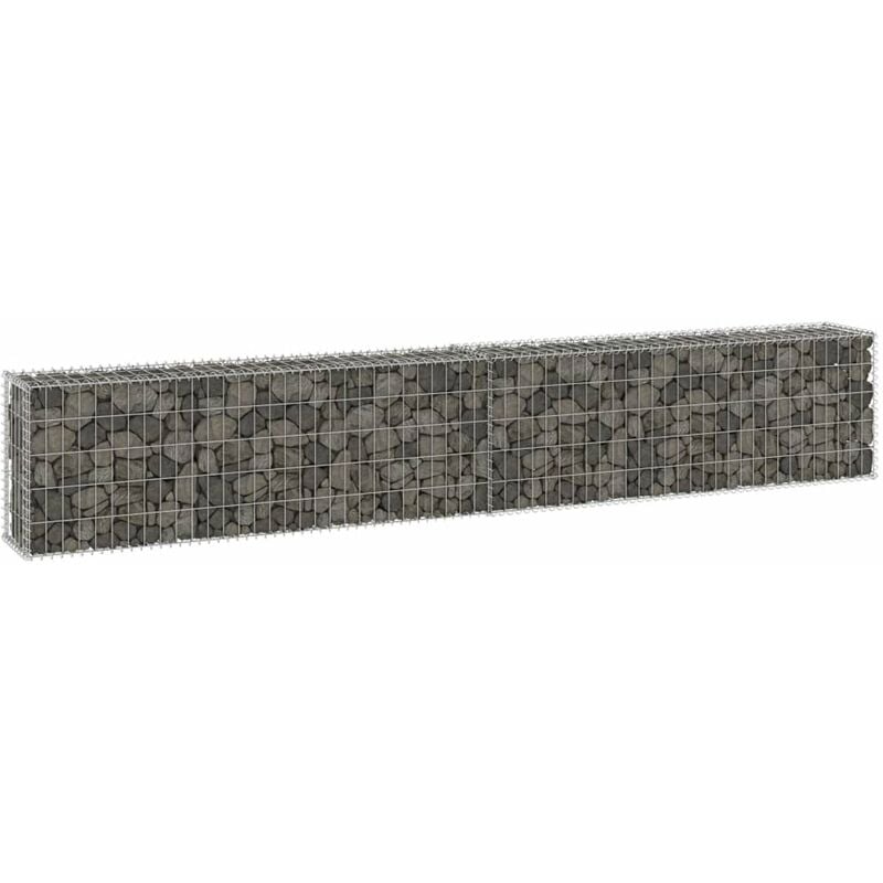 

Muro de gaviones con cubiertas acero galvanizado 300x30x50 cm