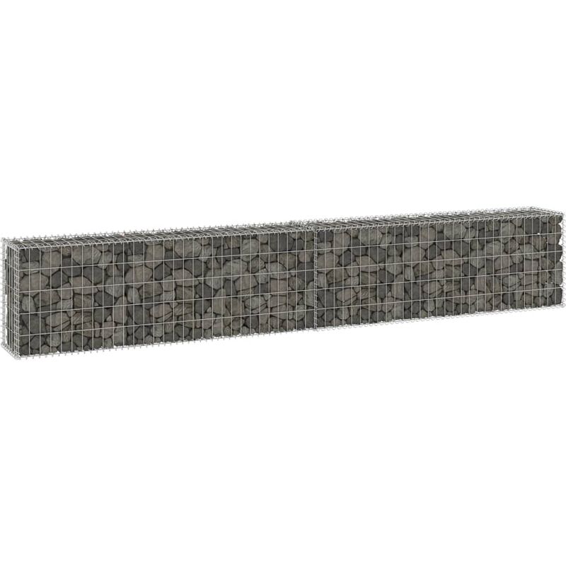 

Muro de gaviones con cubiertas acero galvanizado 300x30x50 cm