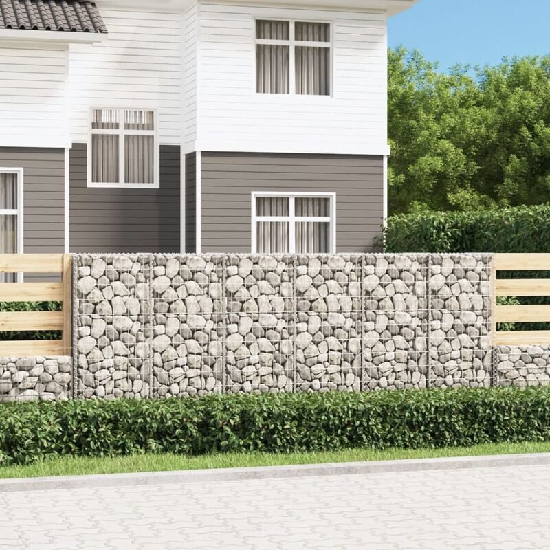 

Youthup - Muro de gaviones con cubiertas acero galvanizado 300x50x100 cm - Plateado